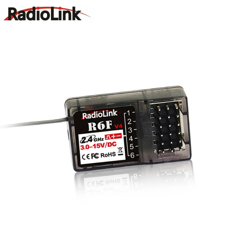 Radio Transmitter 2.4Ghz - Ricevitore Radiolink R6F a 6 Canali