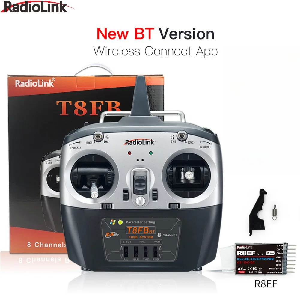 Radio Transmitter 2.4Ghz - Radiolink T8FB 2.4ghz 8 Canali Trasmettitore