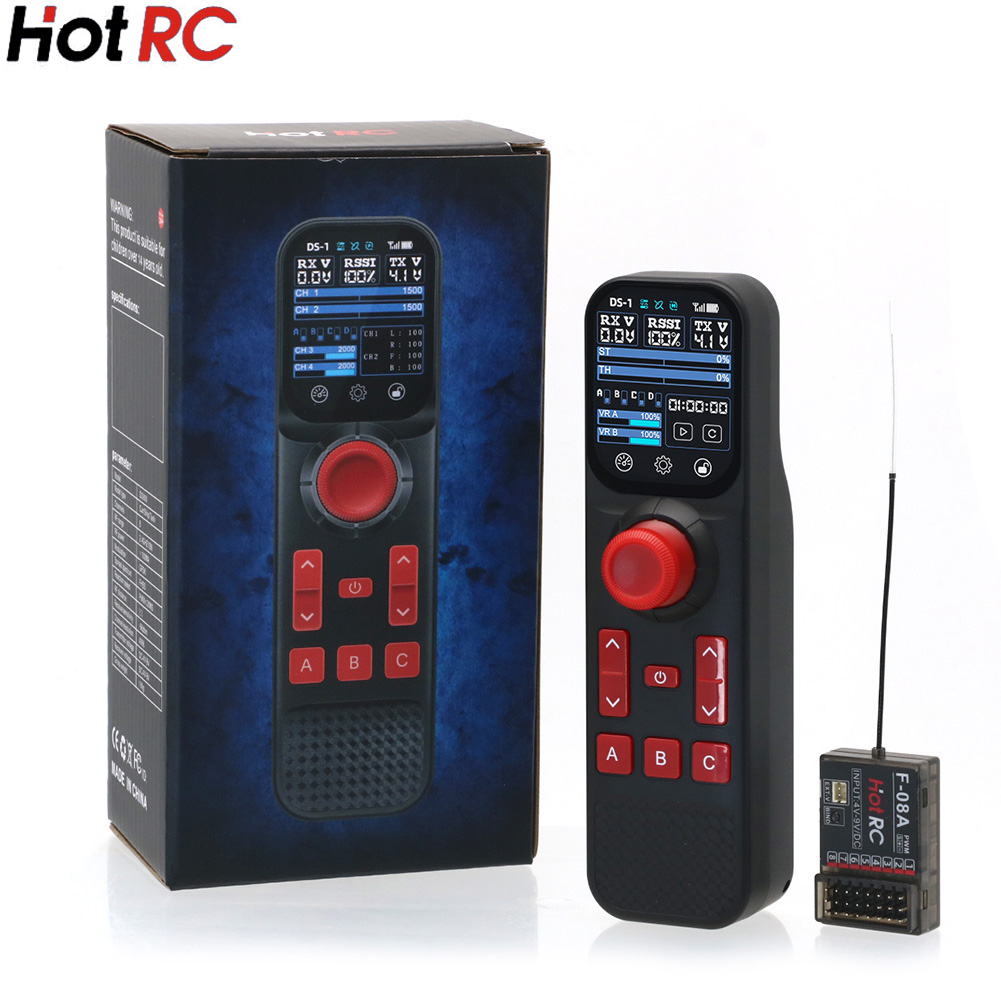 Radio Transmitter 2.4Ghz - Telecomando Hotrc DS-800 2.4Ghz 8CH FHSS