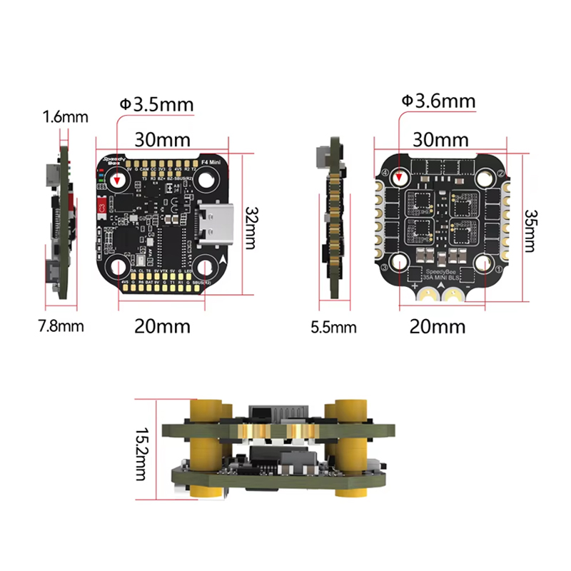 SpeedyBee F4 MINI Flight Contr - F405 Flight Controller recensione e prezzo