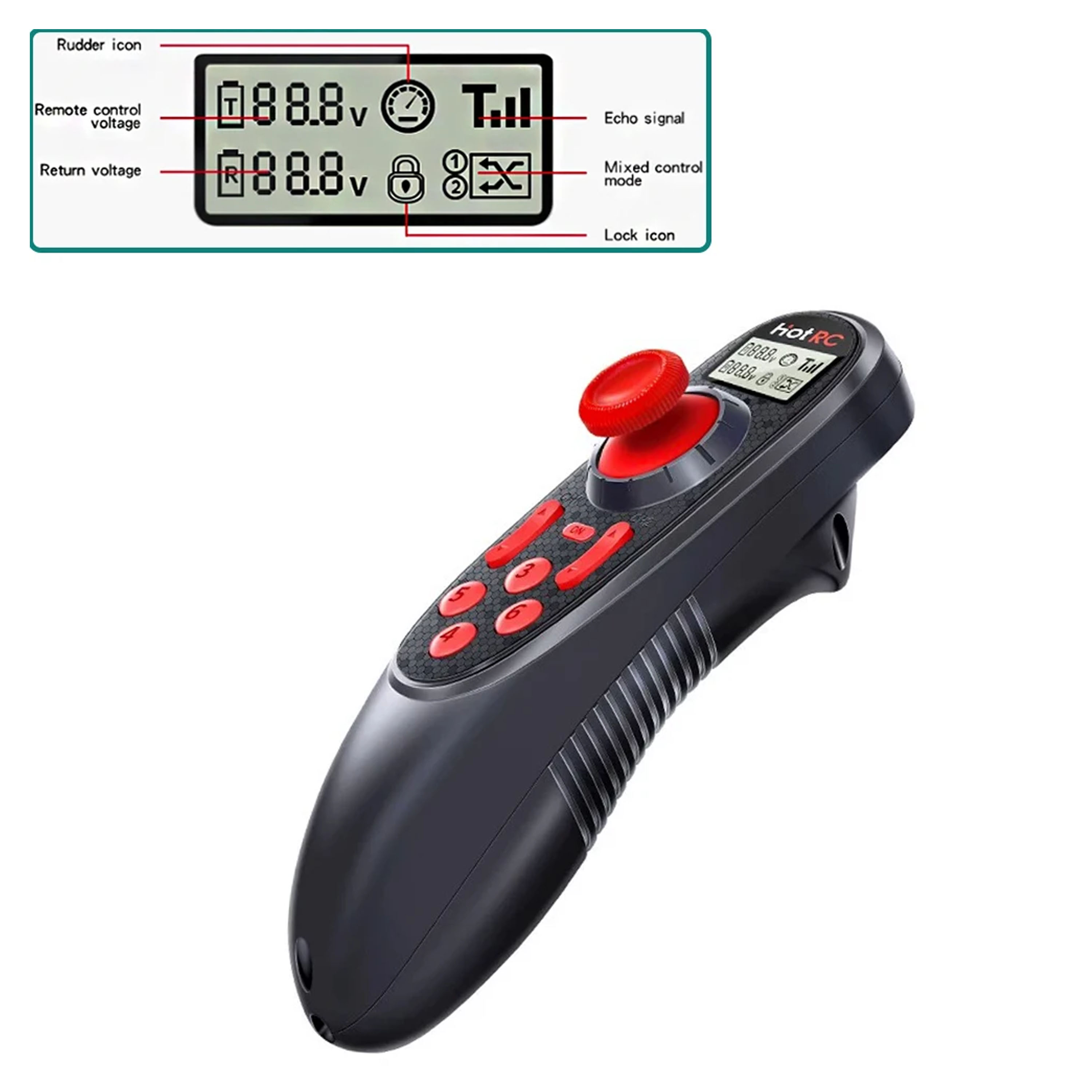 Sistema Radio HOTRC DS-600 DS6 - Radio Transmitter 2.4Ghz recensione e prezzo