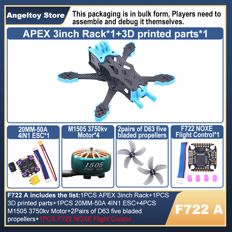 B-CUBE APEX Kit Telaio Drone F - F722 Flight Controller recensione e prezzo