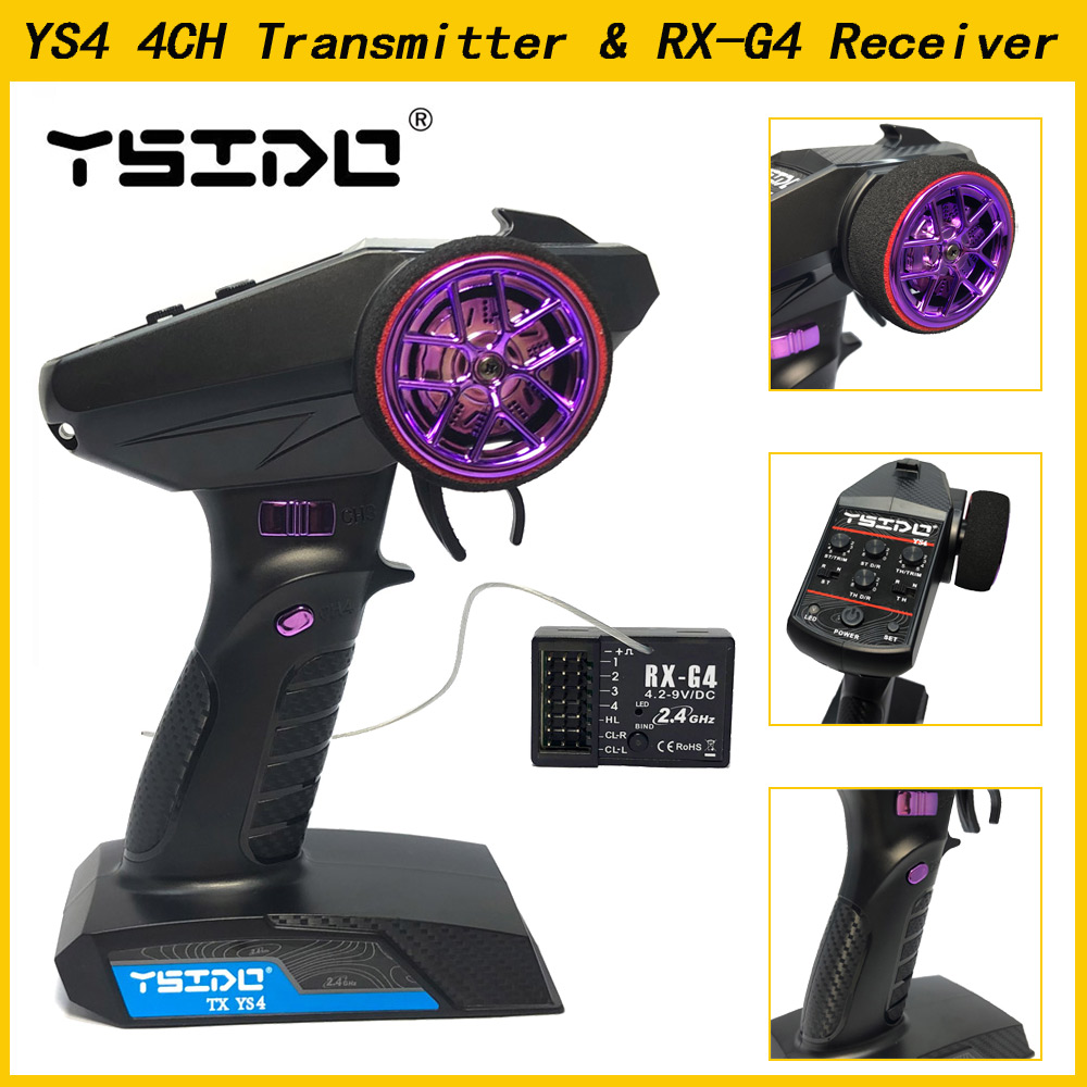 YSIDO YS4 2.4GHz 4CH Sistema R - Radio Transmitter 2.4Ghz recensione e prezzo