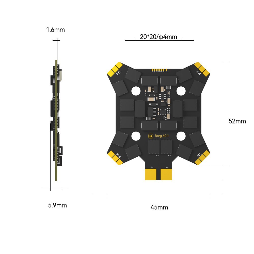 iFlight Borg Mini H7 (ICM42688 - Mini Drone recensione e prezzo
