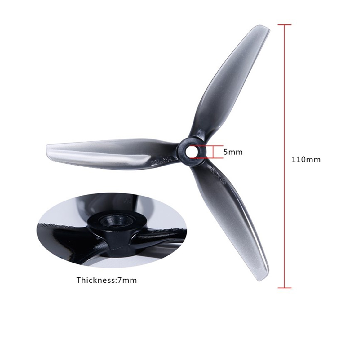 4PCS HQ Ethix S5 Prop 5X4X3 50 - 5 Inch Propeller recensione e prezzo