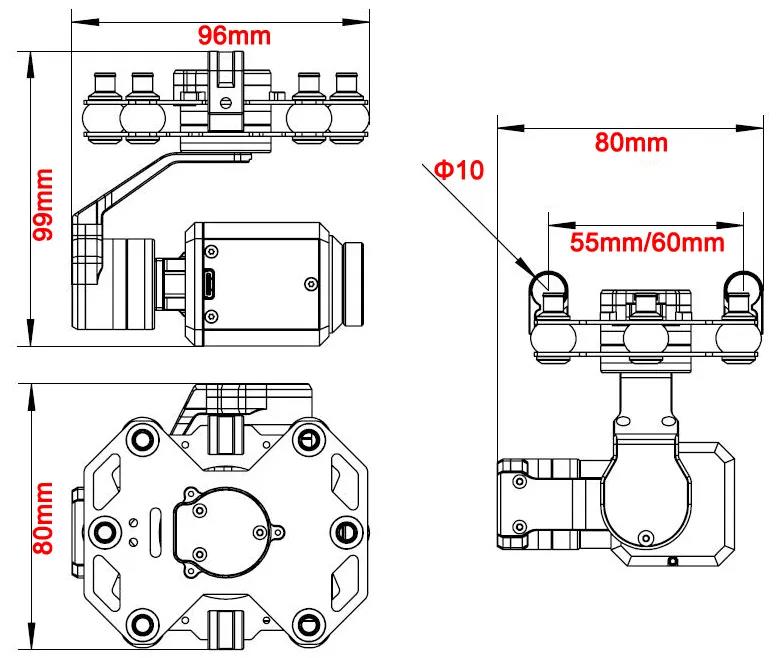 Gimbal Tarot TL3T20 a 3 Assi c - Drone With Camera recensione e prezzo