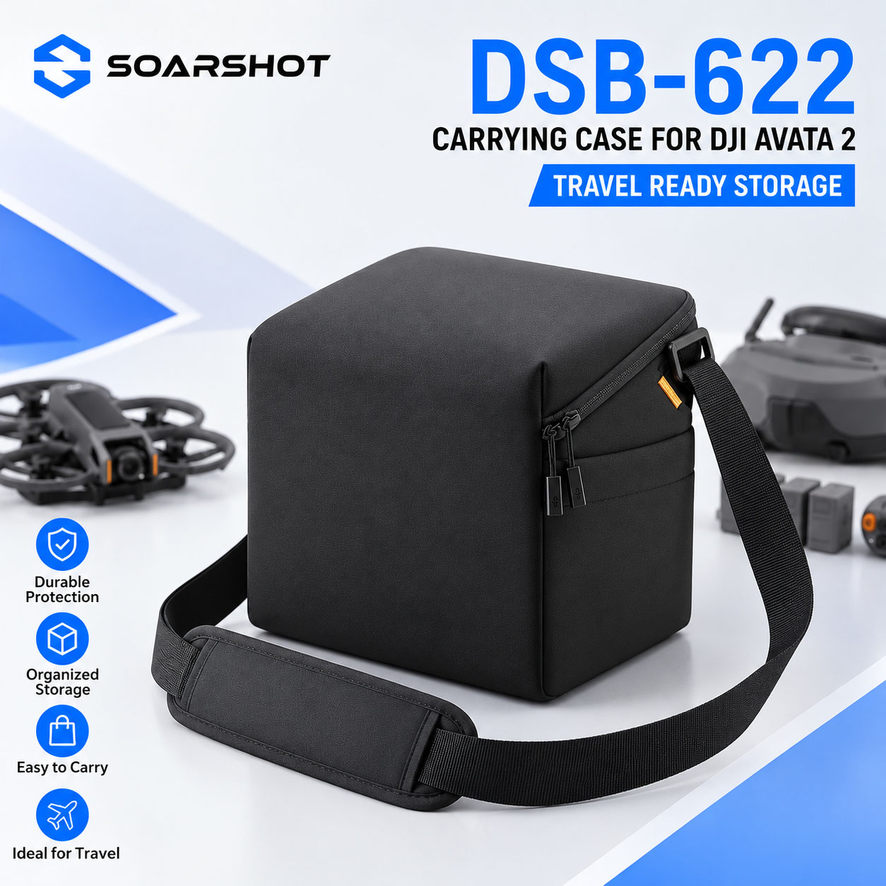 Borsa da Trasporto SOARSHOT pe - Drone Goggles Dji recensione e prezzo